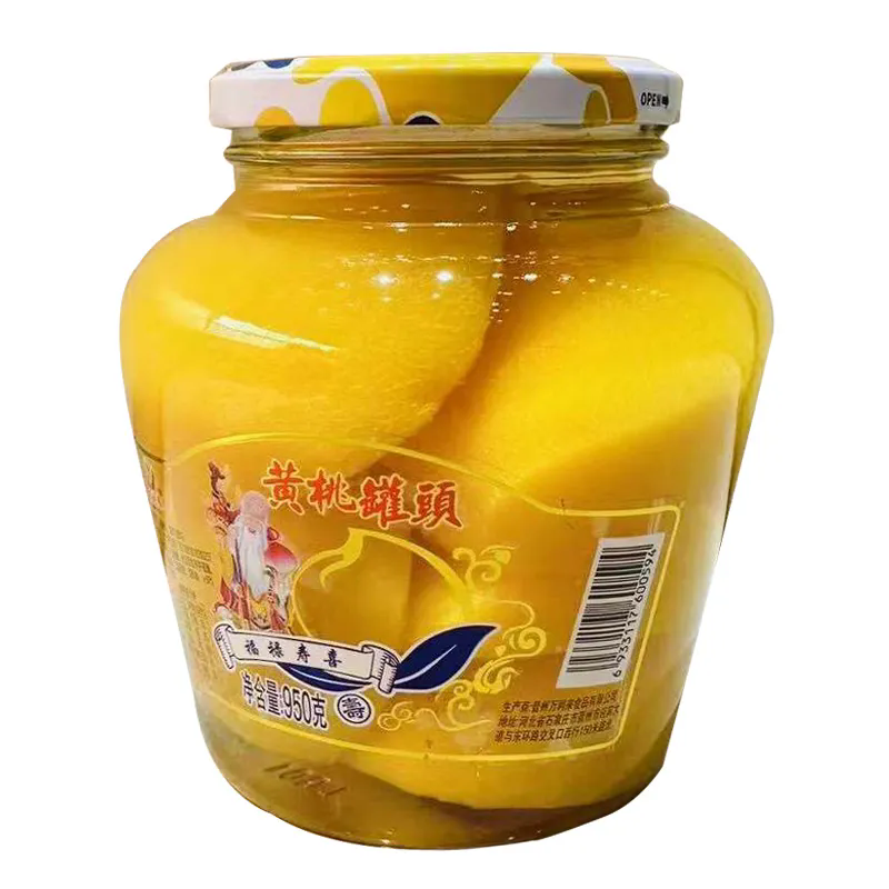 万利来黄桃罐头950g