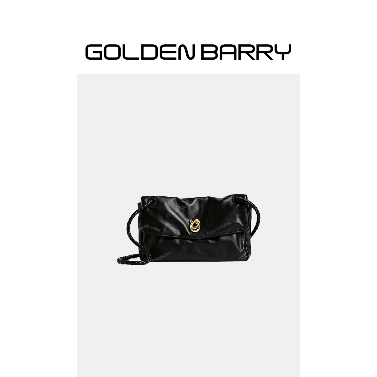 GOLDENBARRY时尚软皮单肩斜挎包626013