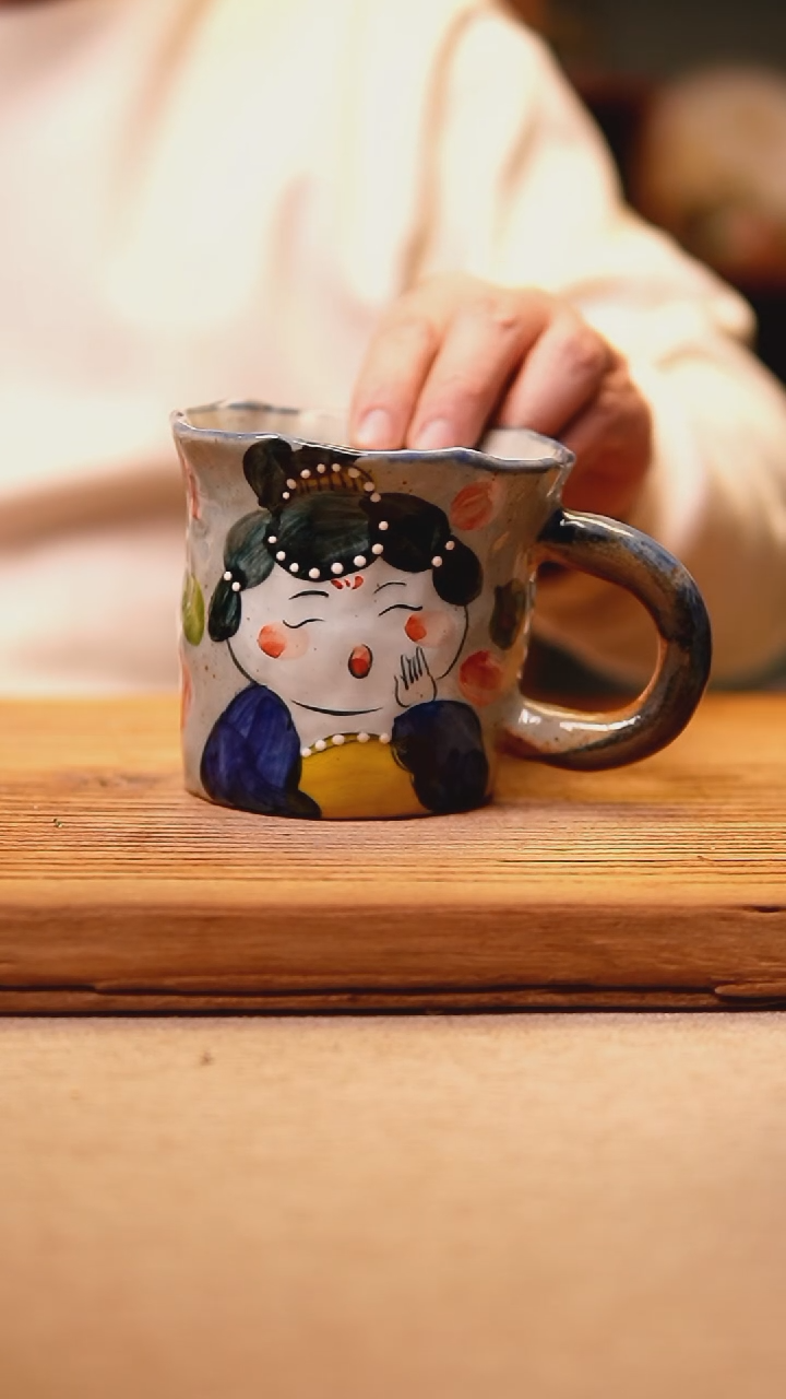 【闪购商品】@@陶园瓷舍@@纯手工手绘@高温釉下彩
