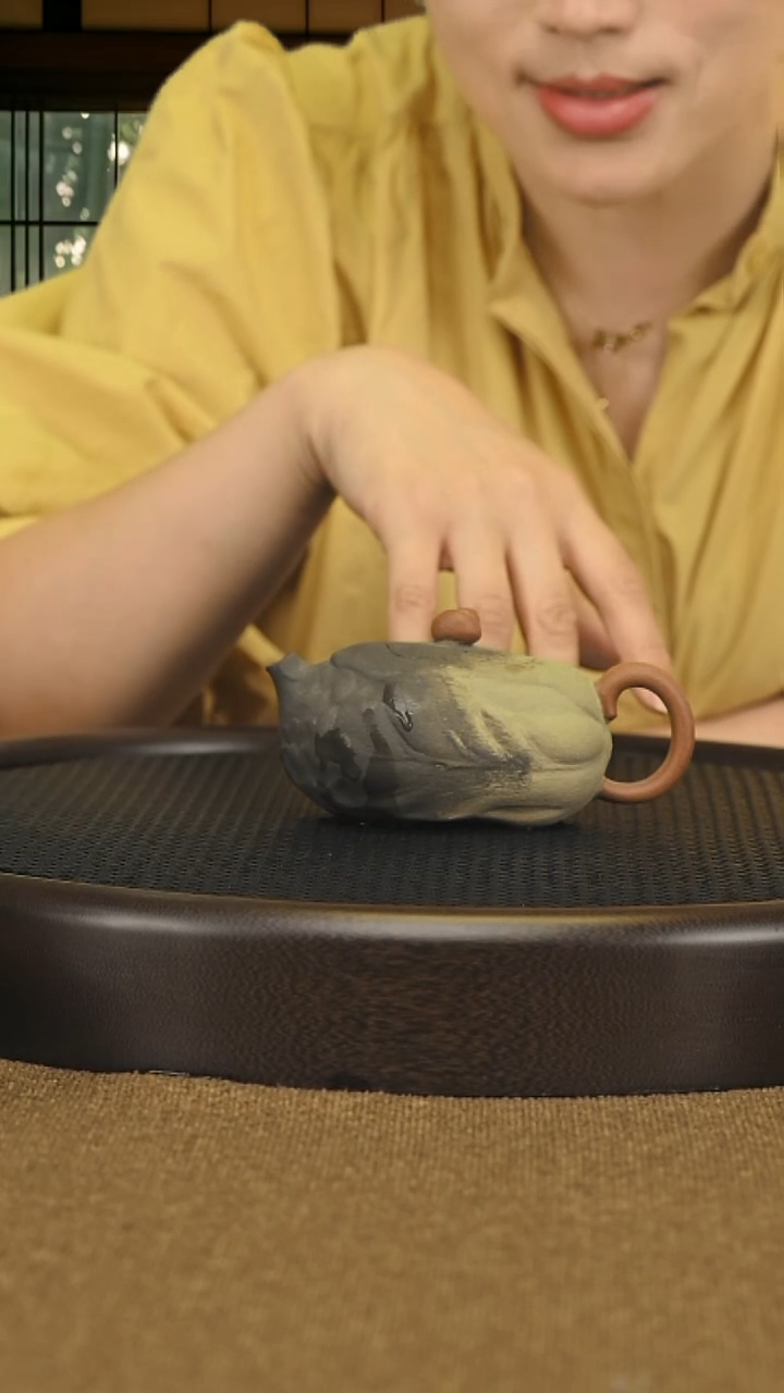 茶壶紫砂仿生器白菜紫砂壶394