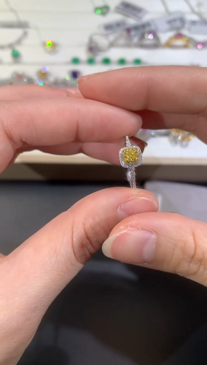 【闪购商品】钻石戒指18K金镶嵌S517|2980