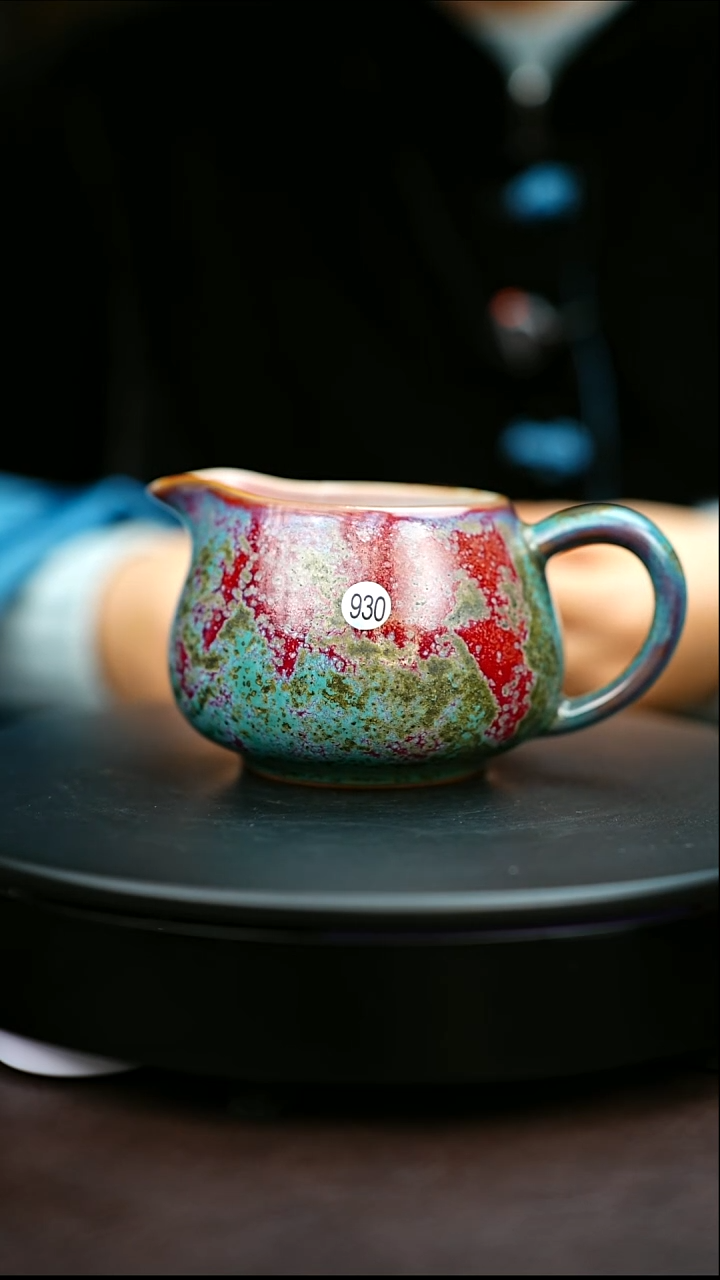 930#原矿钧瓷炉钧釉公道杯