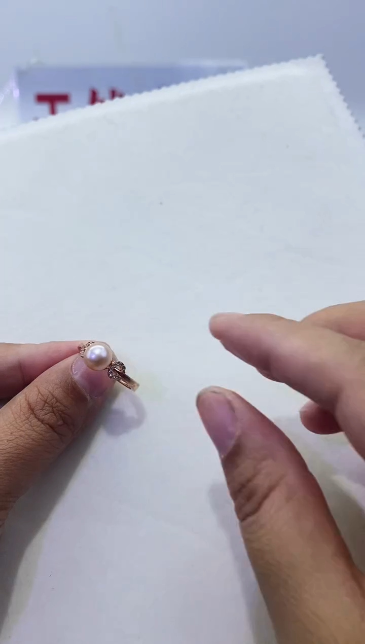 戒指未镶嵌淡水珍珠珍珠戒指