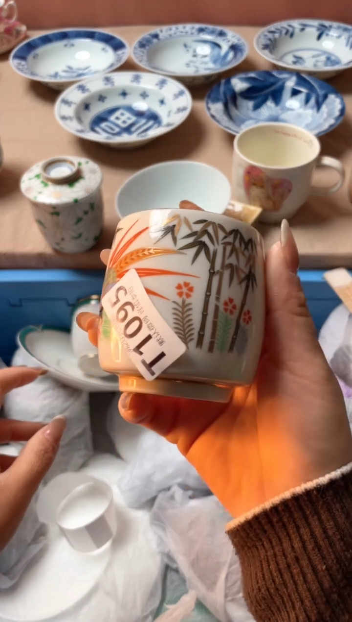 瓷片小*乖瓷器瓷器T1095