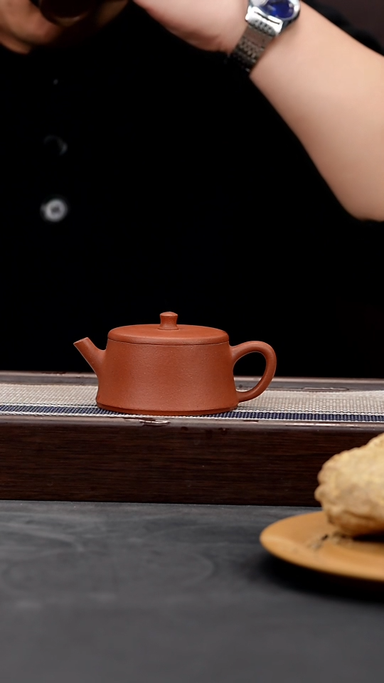 【闪购商品】紫砂茶壶紫砂红泥云柱（瑕疵）