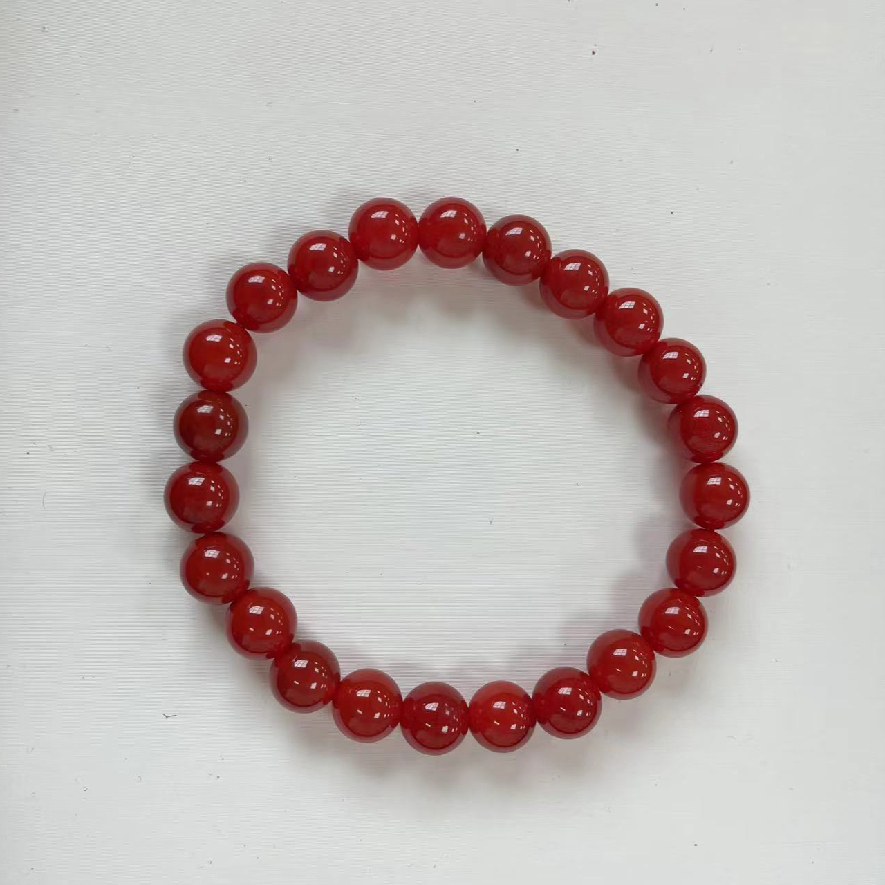 优选设计款红红红火火锦红云南红玛瑙手串8mm多样性发其一