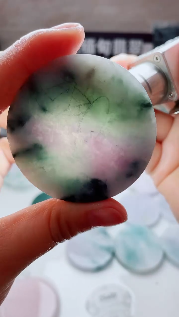 翡翠未镶嵌颈饰华2272