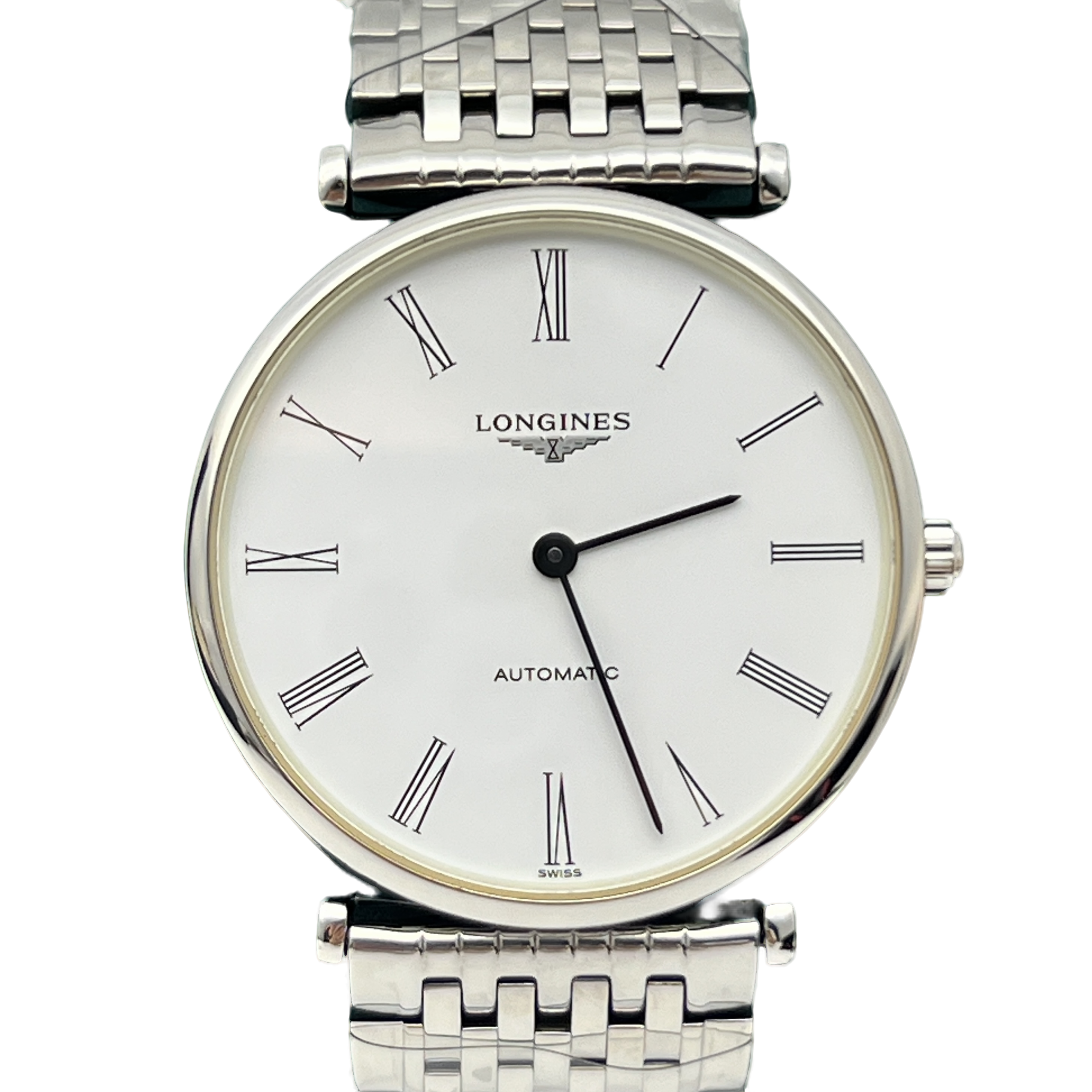 99新 Longines/浪琴 嘉岚/臻耀/男士机械白盘/908/公价14200/36MM