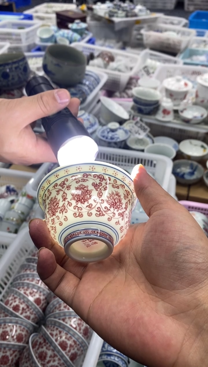 摆件陶景德陶瓷茶具容量约100