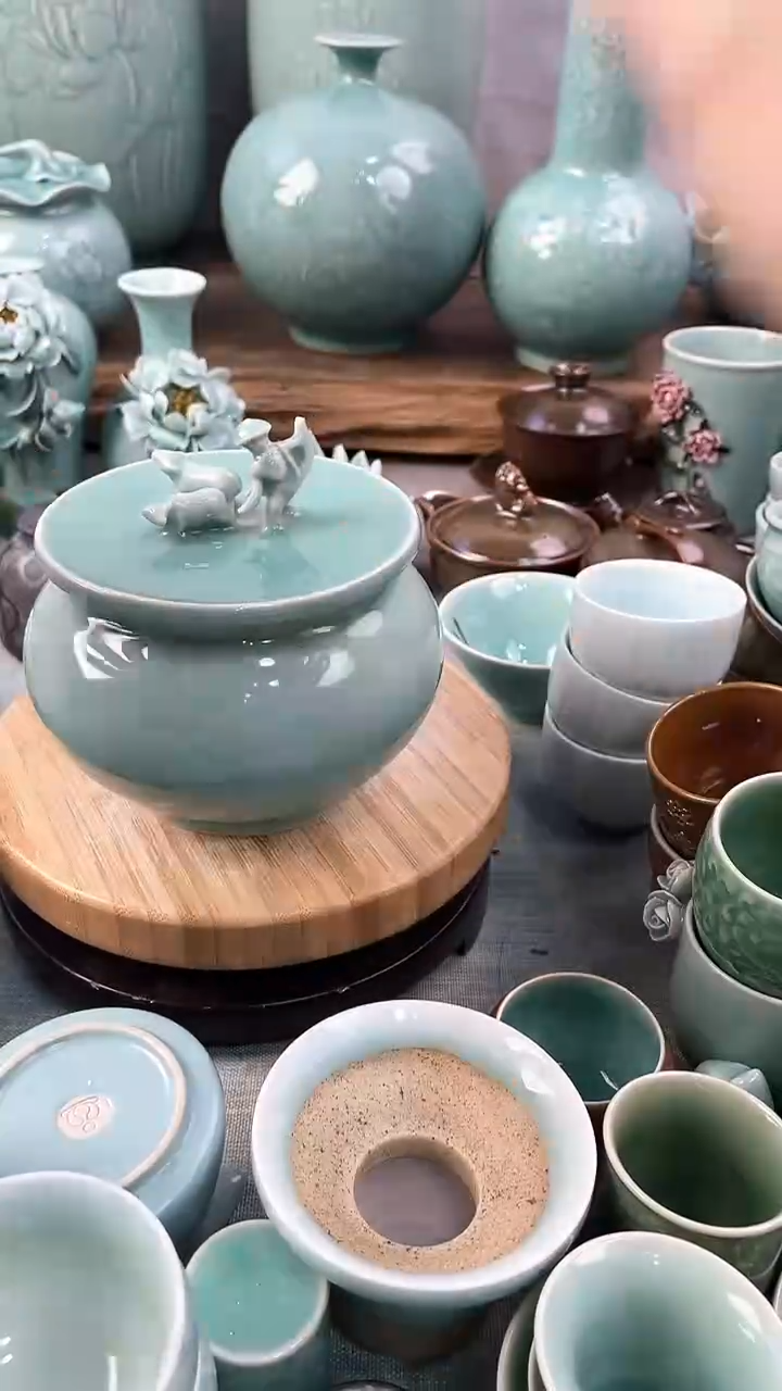 【闪购商品】全手特价 微瑕 慧仙青瓷