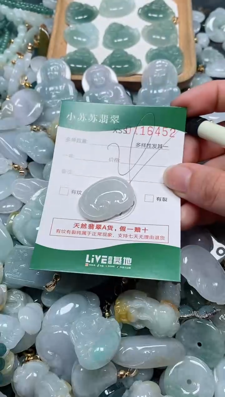 【闪购商品】翡翠颈饰未镶嵌闪购商品0116452