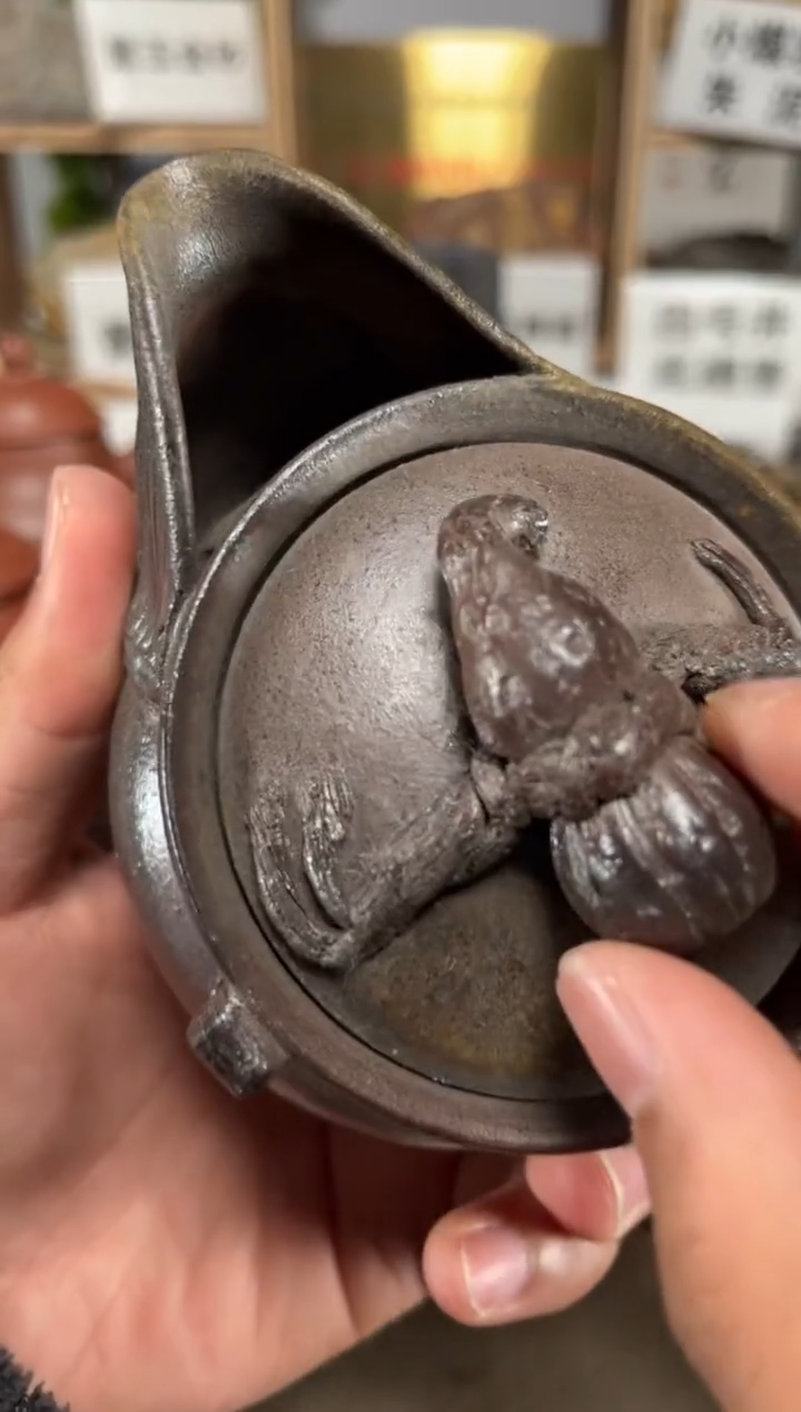 【闪购商品】紫砂茶壶微瑕晃盖柴烧宝葫芦宝瓶