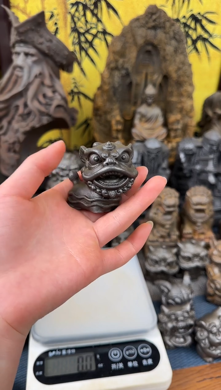 铁精致潮玩摆件小舞狮