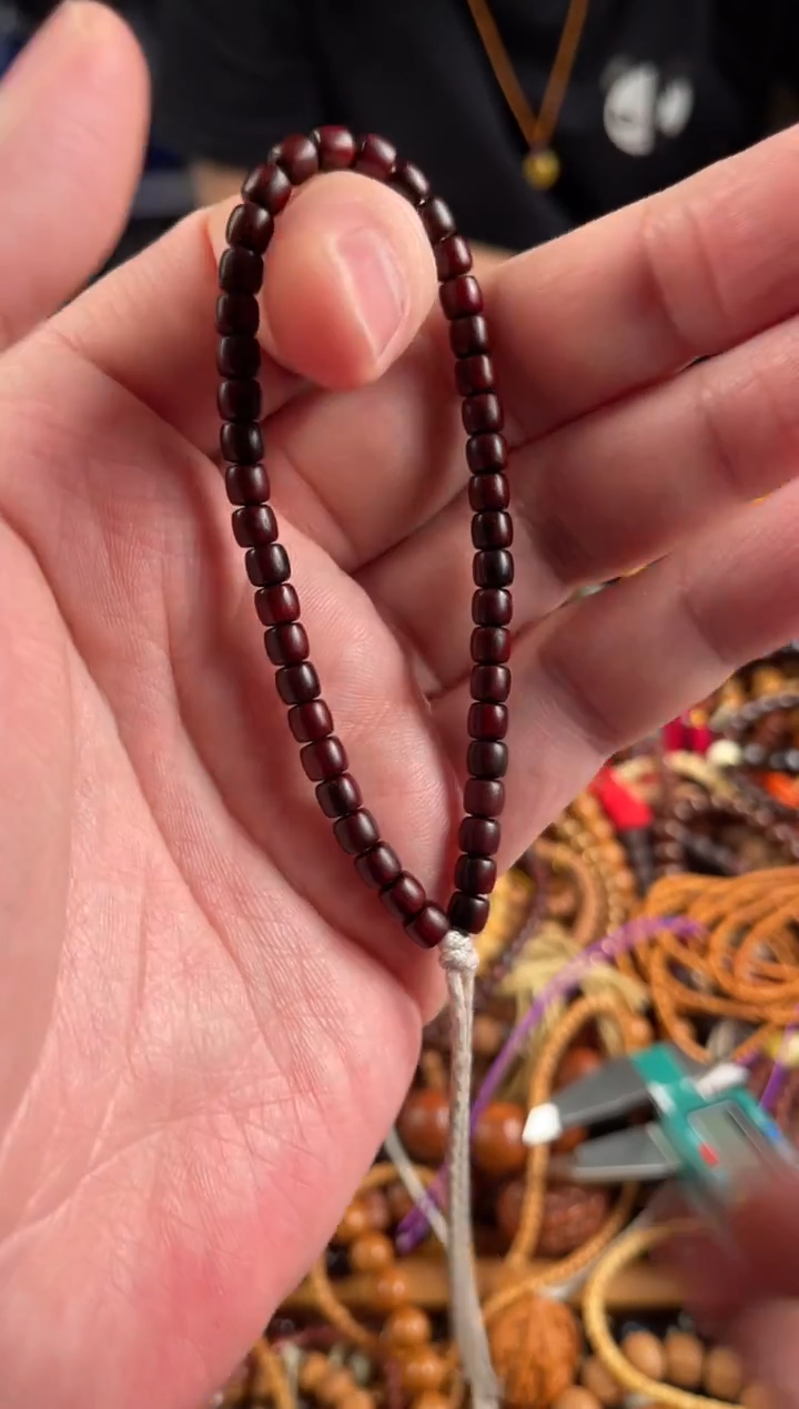 手串/手链小叶紫檀王胖子文玩工作室5.5左右直切手持