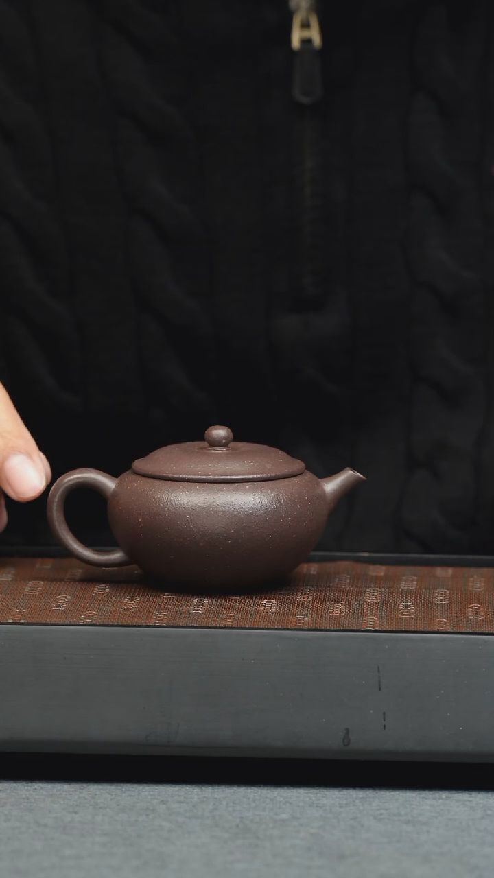 【闪购商品】紫砂茶壶五堂 钵盂-涵香-125cc