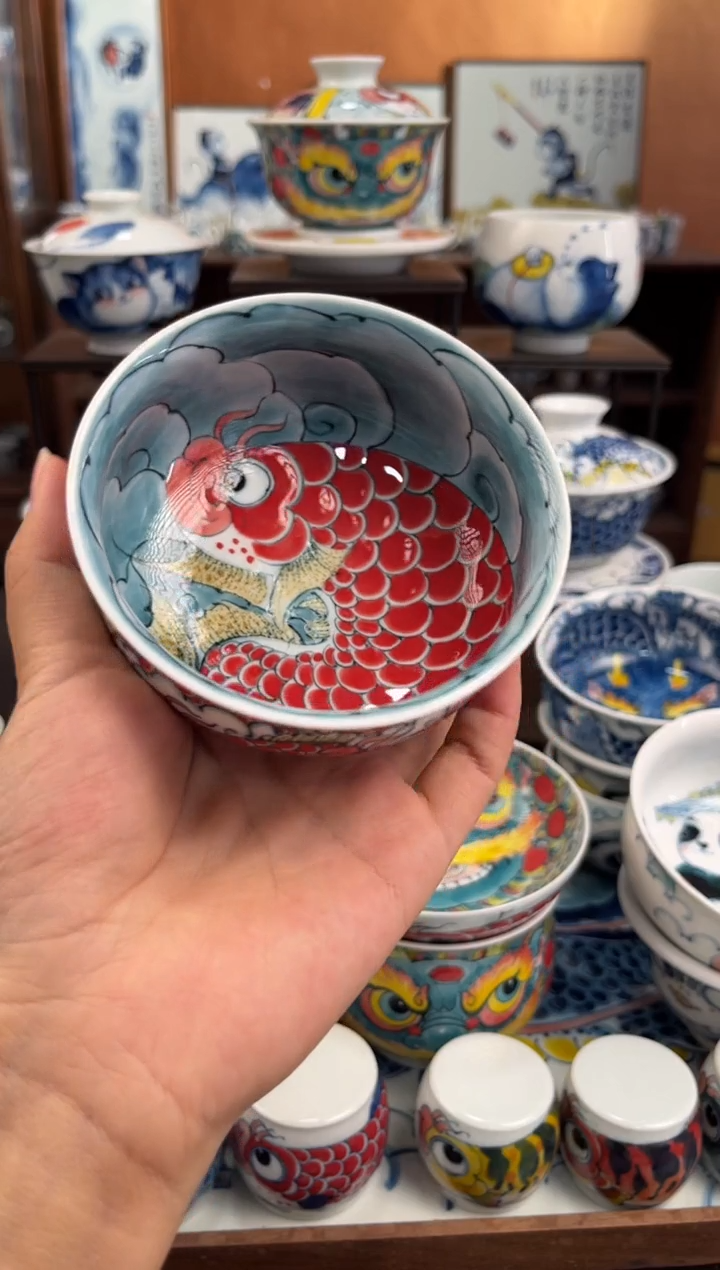 昨明九鱼炉式杯老师高货