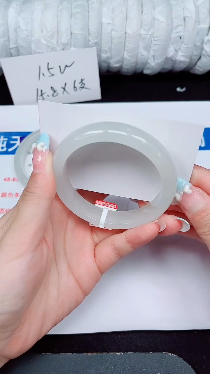 未镶嵌手镯石英质玉443-55/56