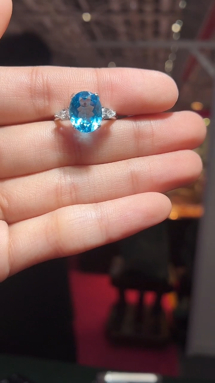 银S925镶嵌托帕石其他（扎德严选）