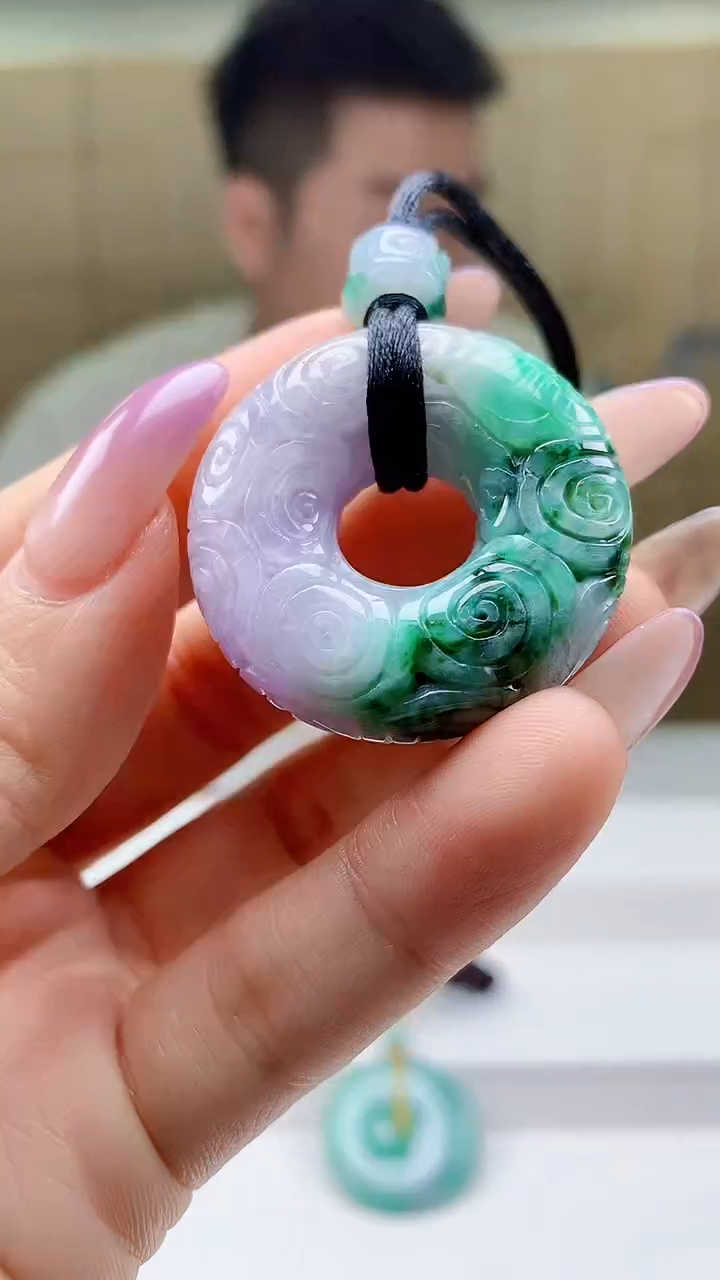 定制翡翠未镶嵌5028ty-毛货挂件72