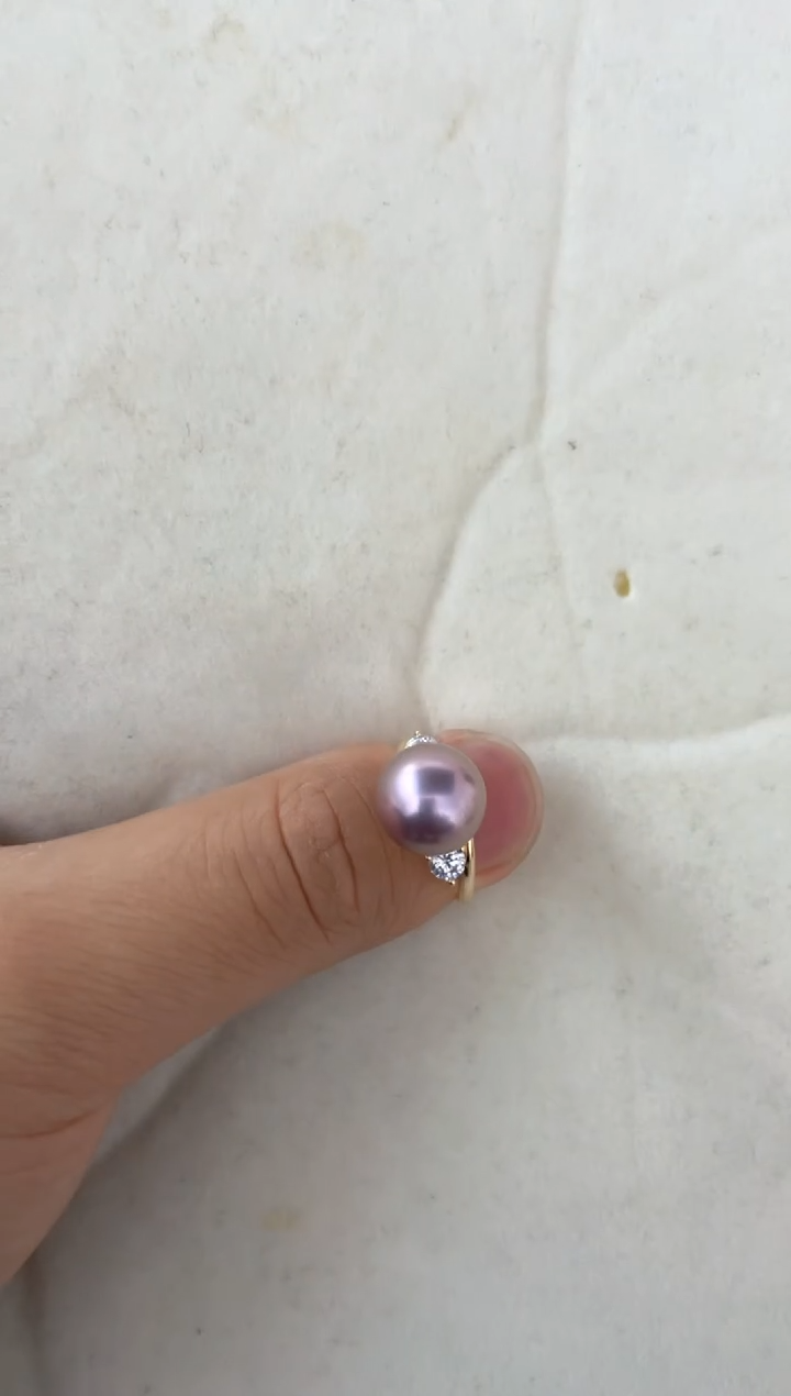 【闪购商品】淡水珍珠戒指银S925镶嵌11