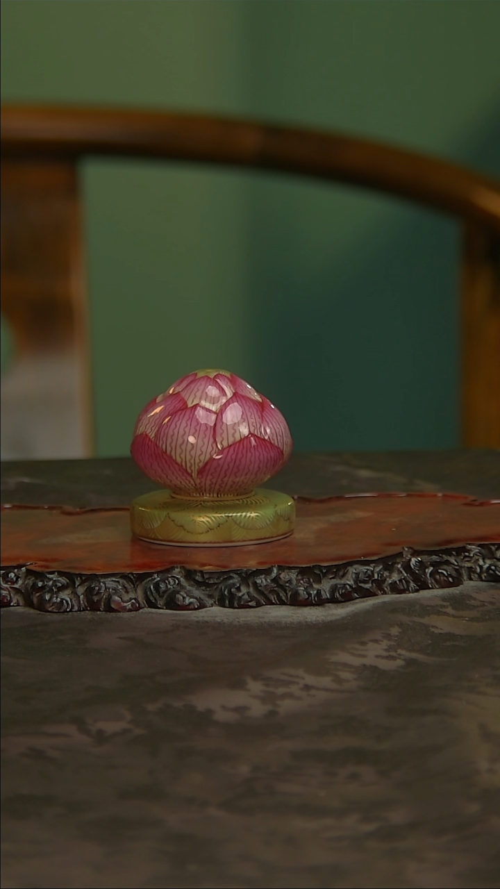 【闪购商品】青花手绘莲花盖置