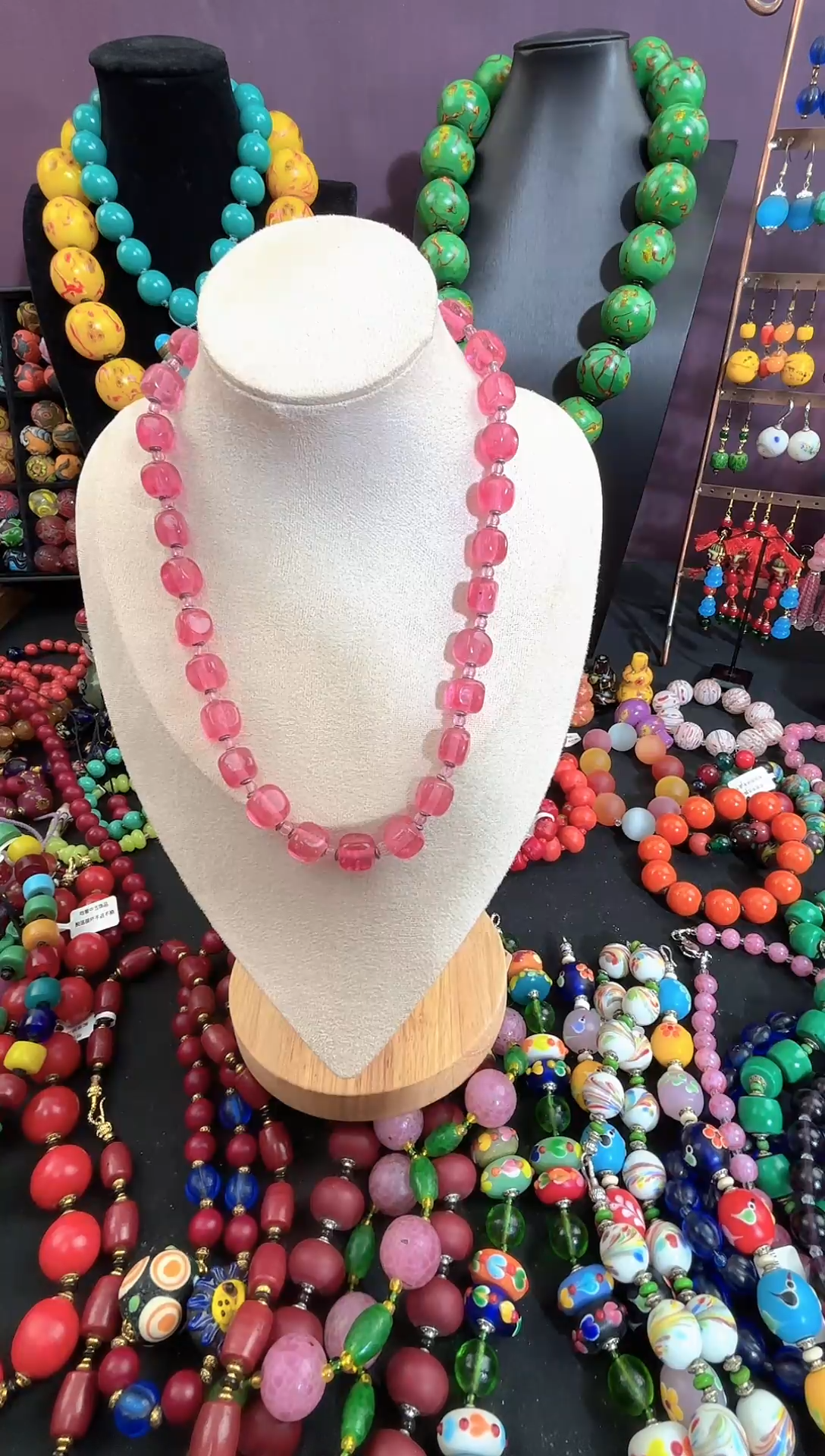 DIY琉璃经典时尚琉璃项链