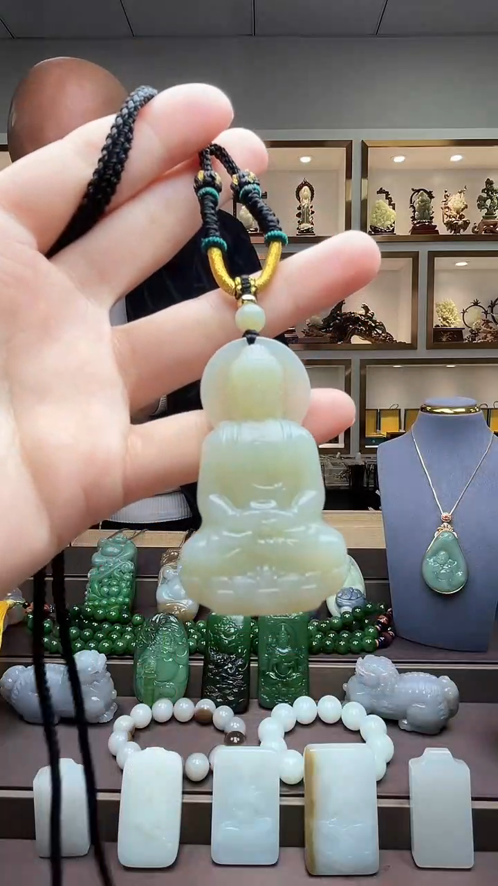 【闪购商品】和田玉挂件未镶嵌苏