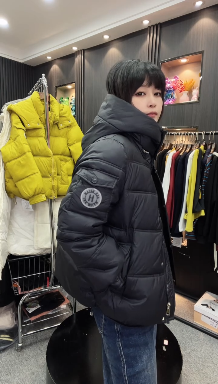 2889棉服黑色---大码