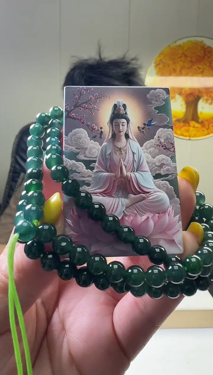 颈饰未镶嵌翡翠天然A货翡翠  多样性随机发其一       