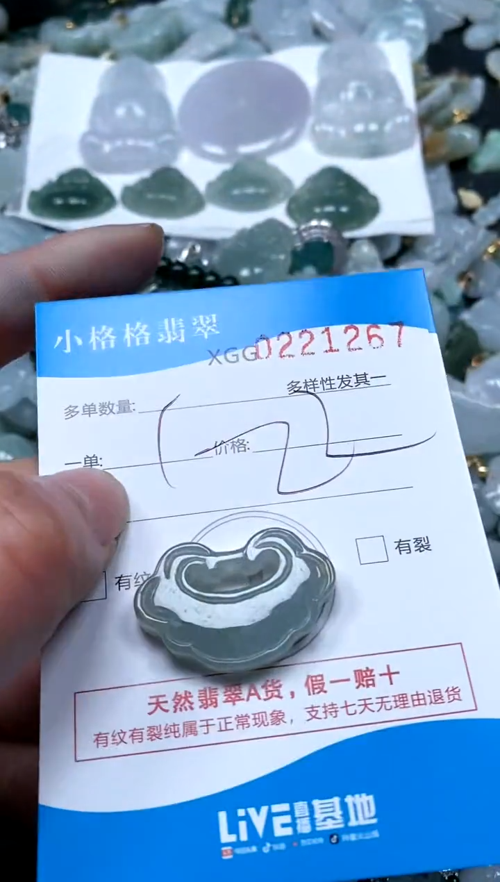 【闪购商品】翡翠颈饰未镶嵌闪购商品0221267