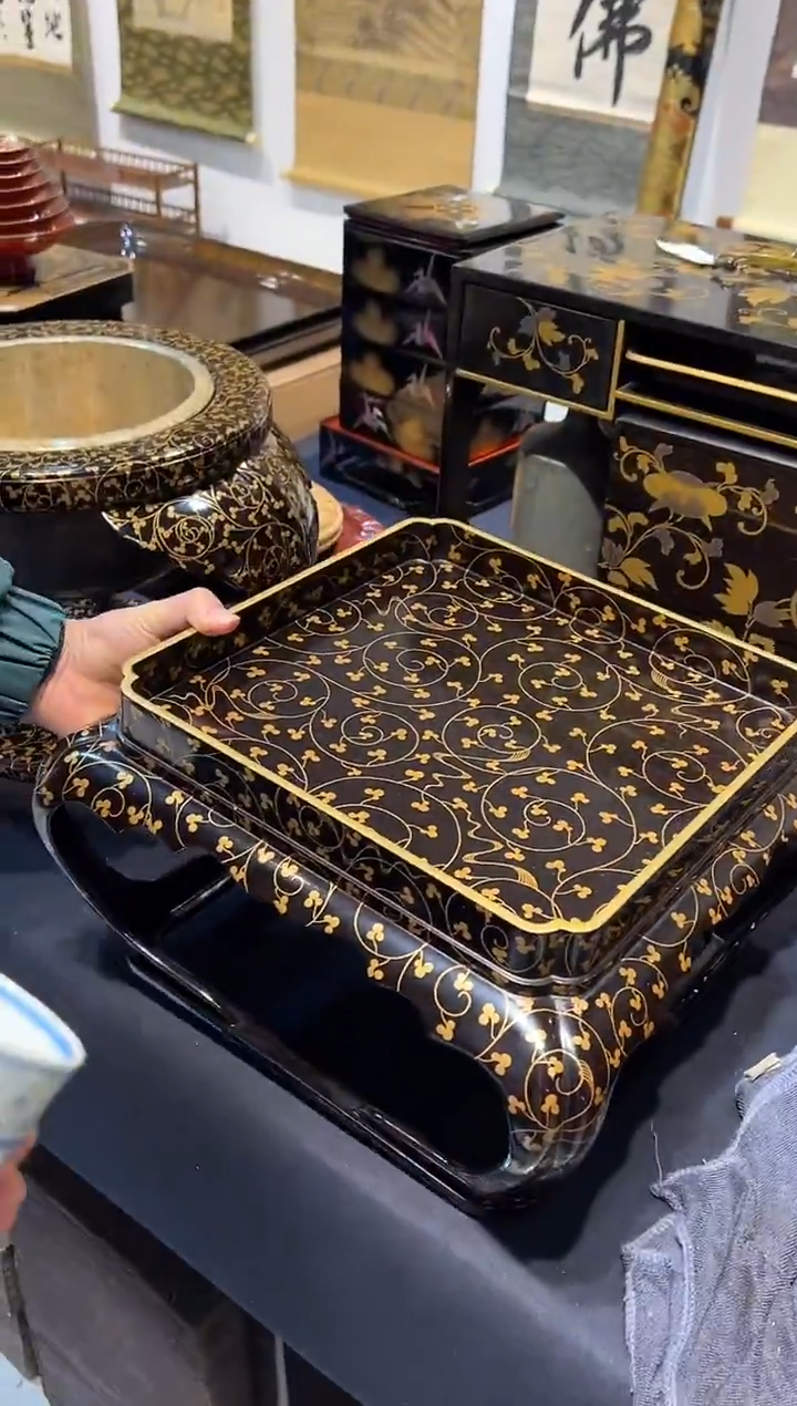 茶台大漆漆器大漆漆器