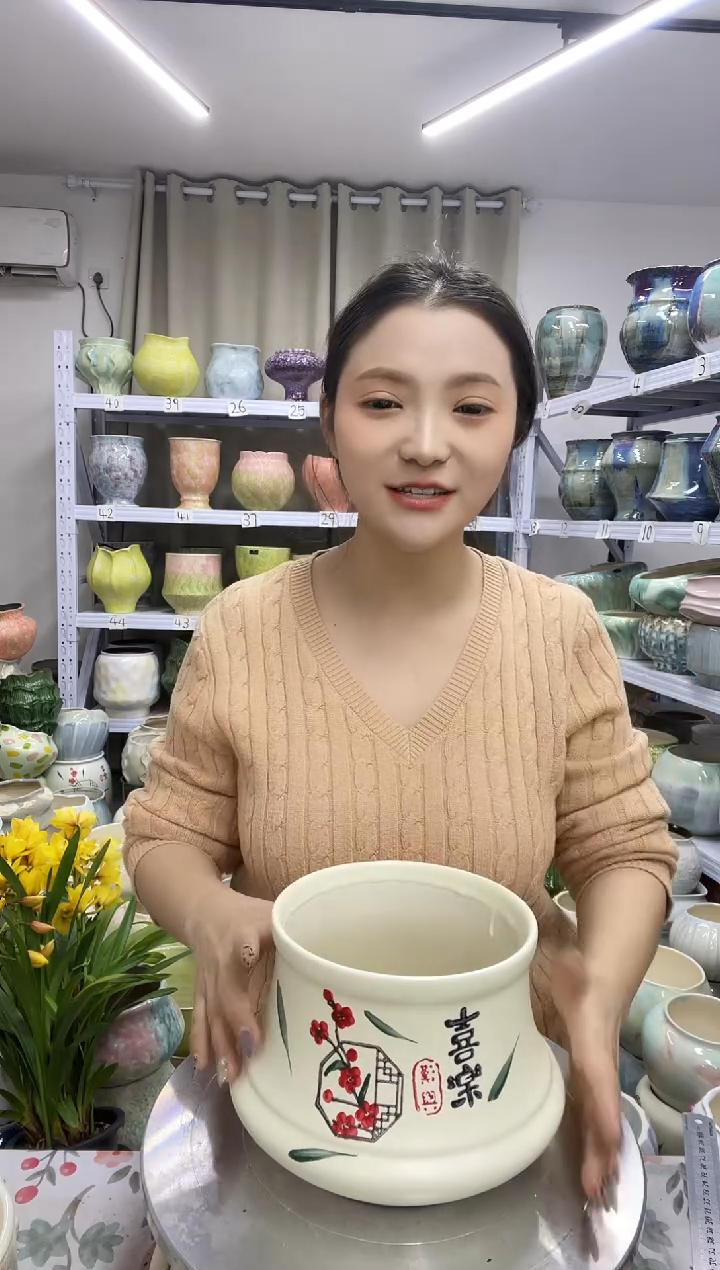 【12.7号】  花盆  高 ：14    口：14