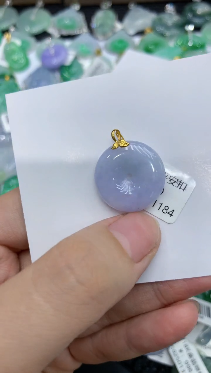 【闪购商品】翡翠颈饰18K金镶嵌11111111111