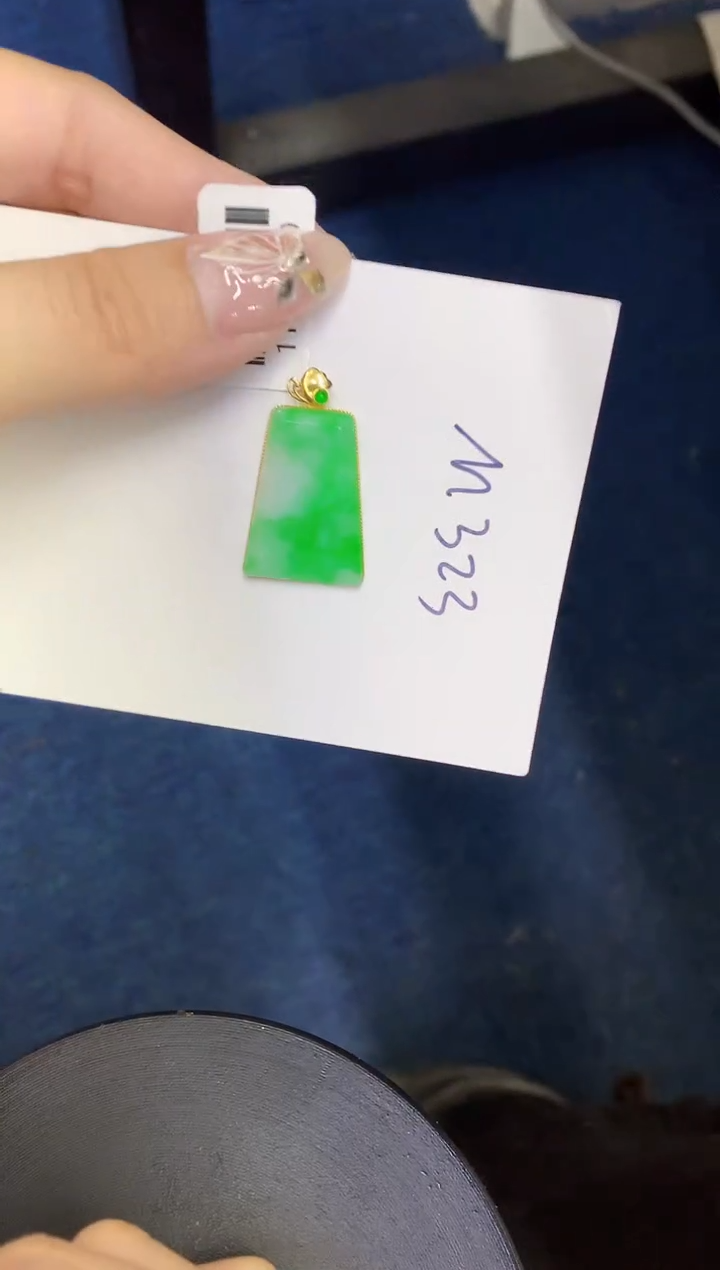 【闪购商品】翡翠颈饰18K金镶嵌0000000000