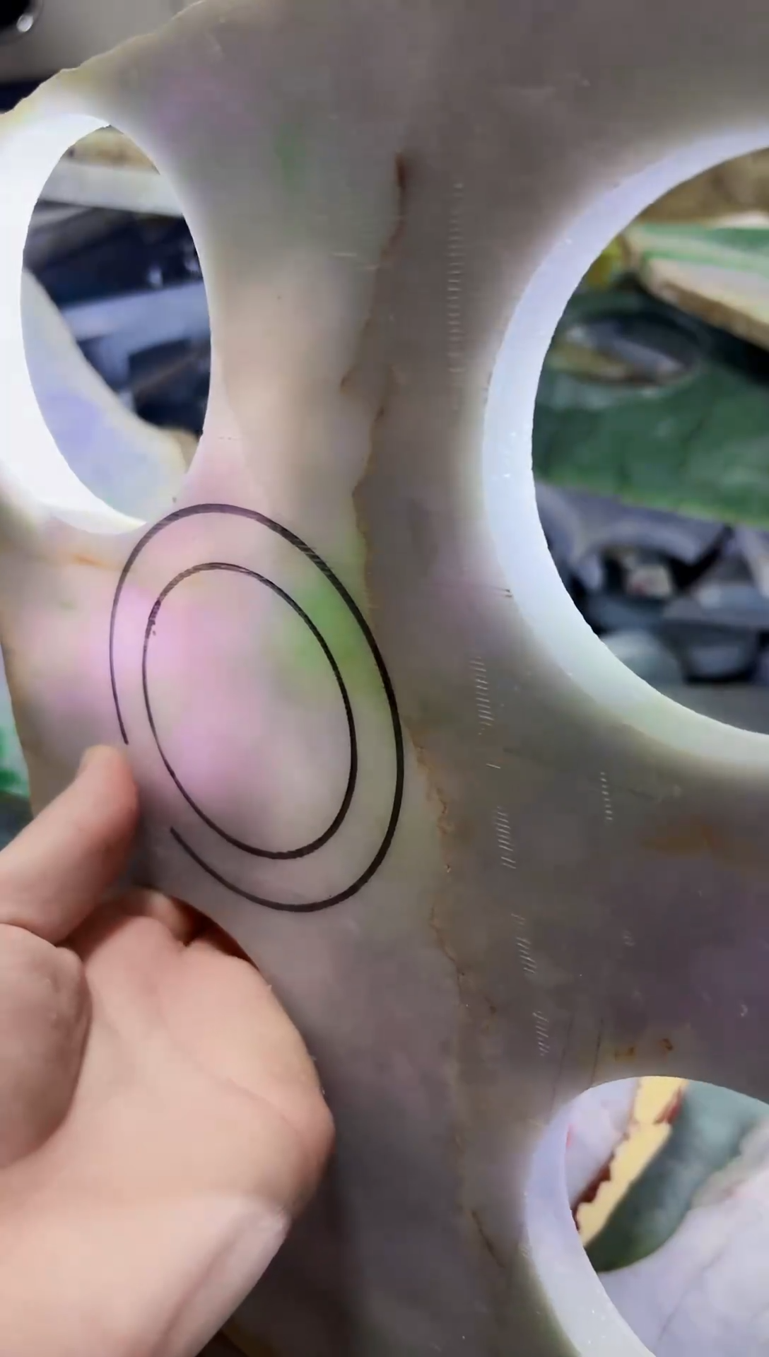 【闪购商品】翡翠颈饰未镶嵌A货白谭1393