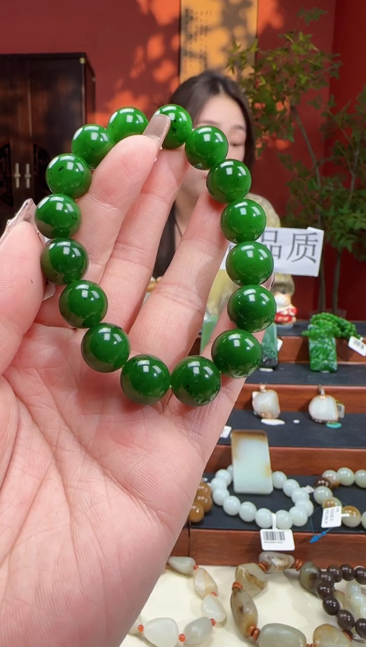 和田玉手串未镶嵌手串