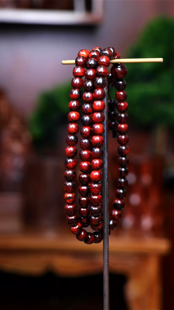 【闪购商品】降真香手串/手链海南红降0.8*108手串