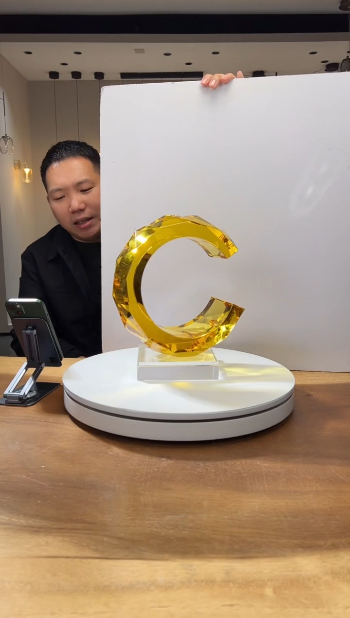 【闪购商品】茶宠巴比特美学 光影之环 琥珀金开口