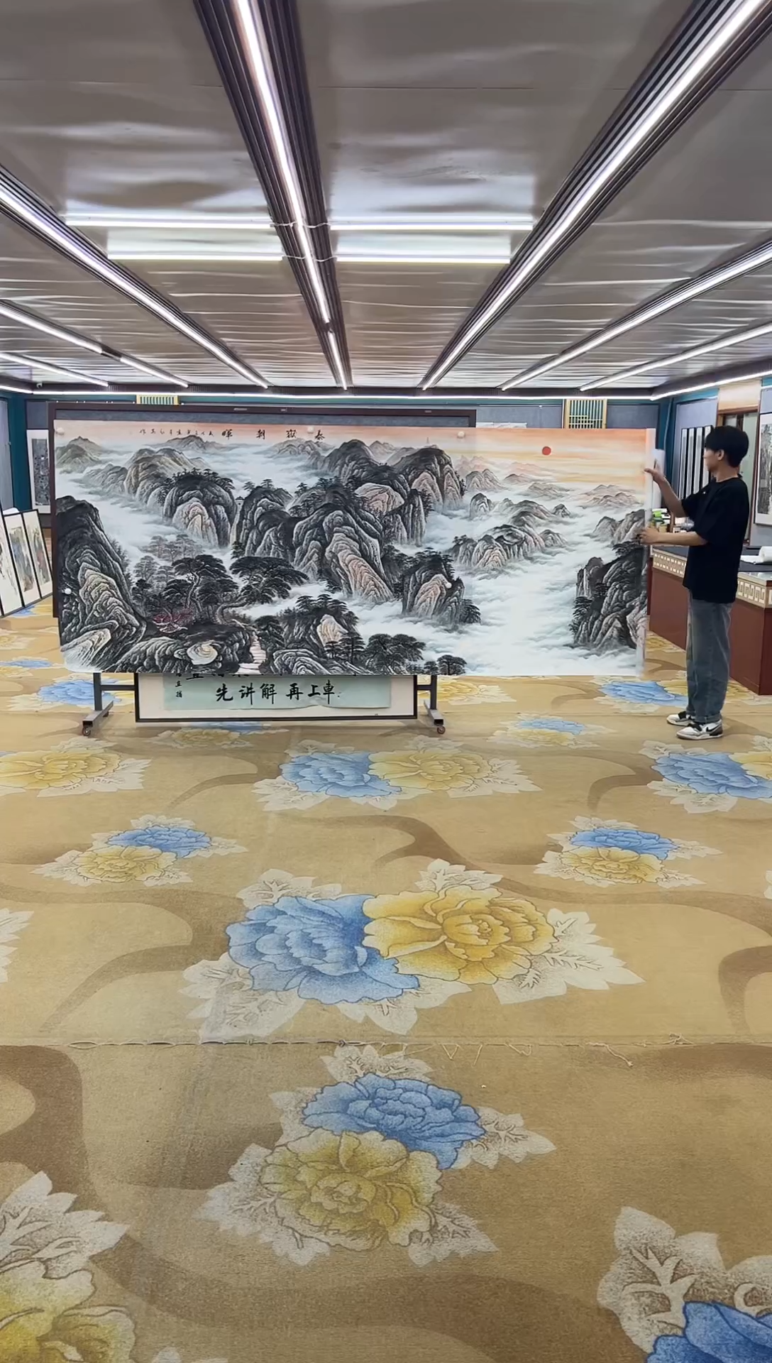 绘画绘画Y-王红兵-大丈二-山水画