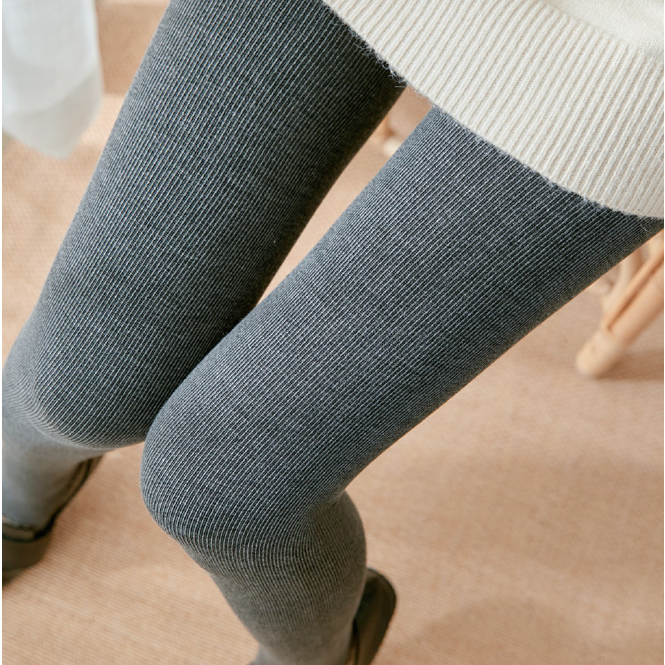 竖条纹秋冬款高腰显瘦打底裤春秋款女外穿裤子踩脚连裤袜紧身保暖