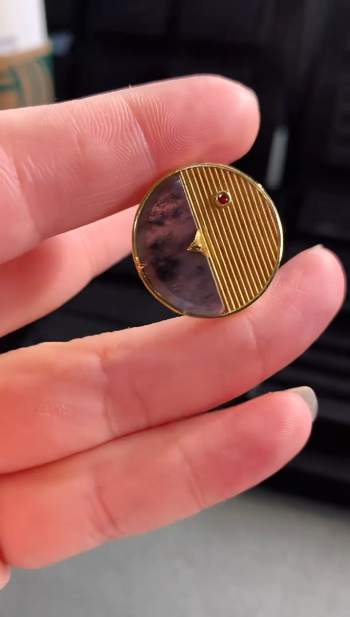 【闪购商品】翡翠吊坠(不含链)18K金镶嵌吊坠