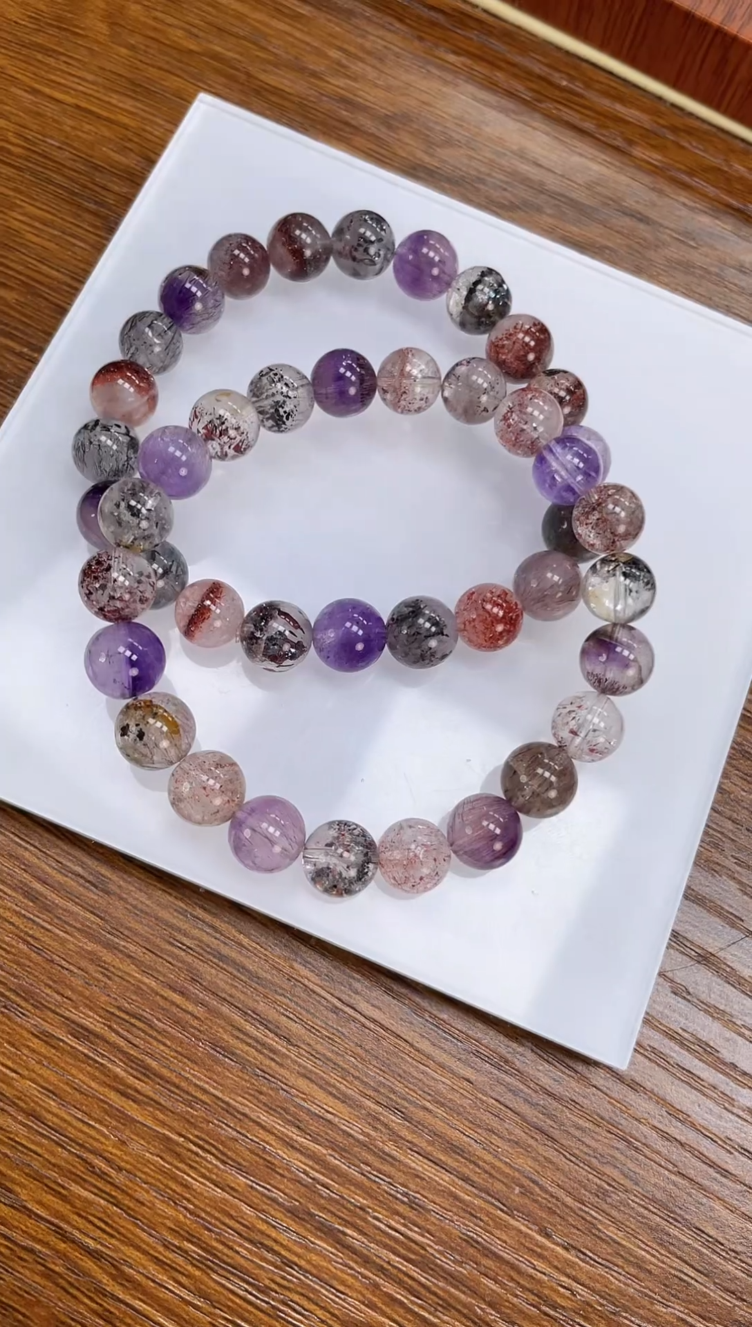 【闪购商品】水晶手链未镶嵌天然超七8mm多样性发一