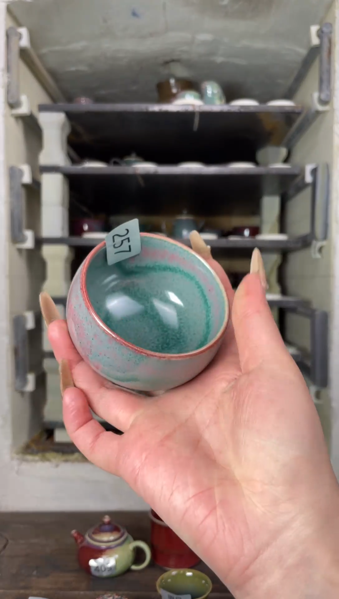 【闪购商品】摆件钧瓷手工茶器窑变