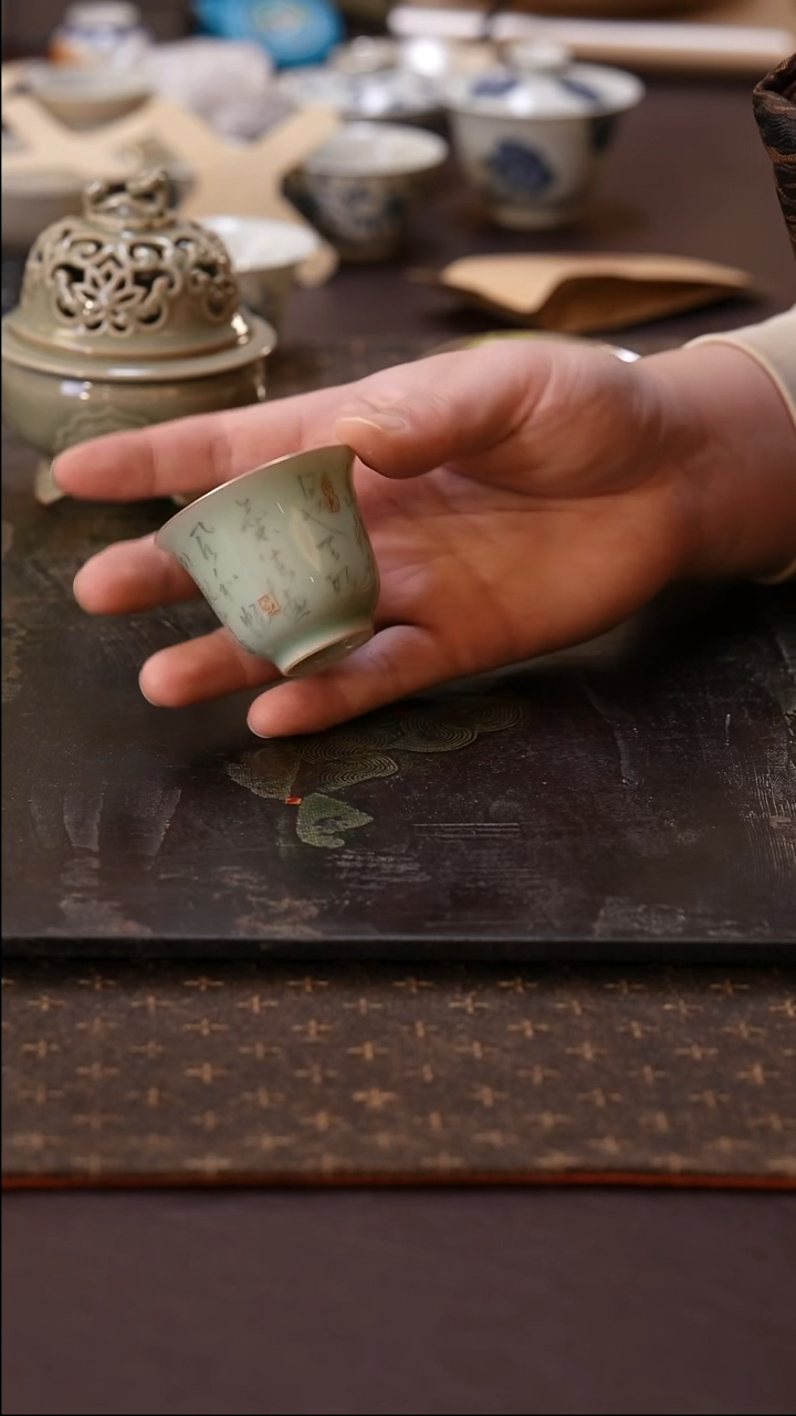 摆件瓷尼克美学茶器摆件