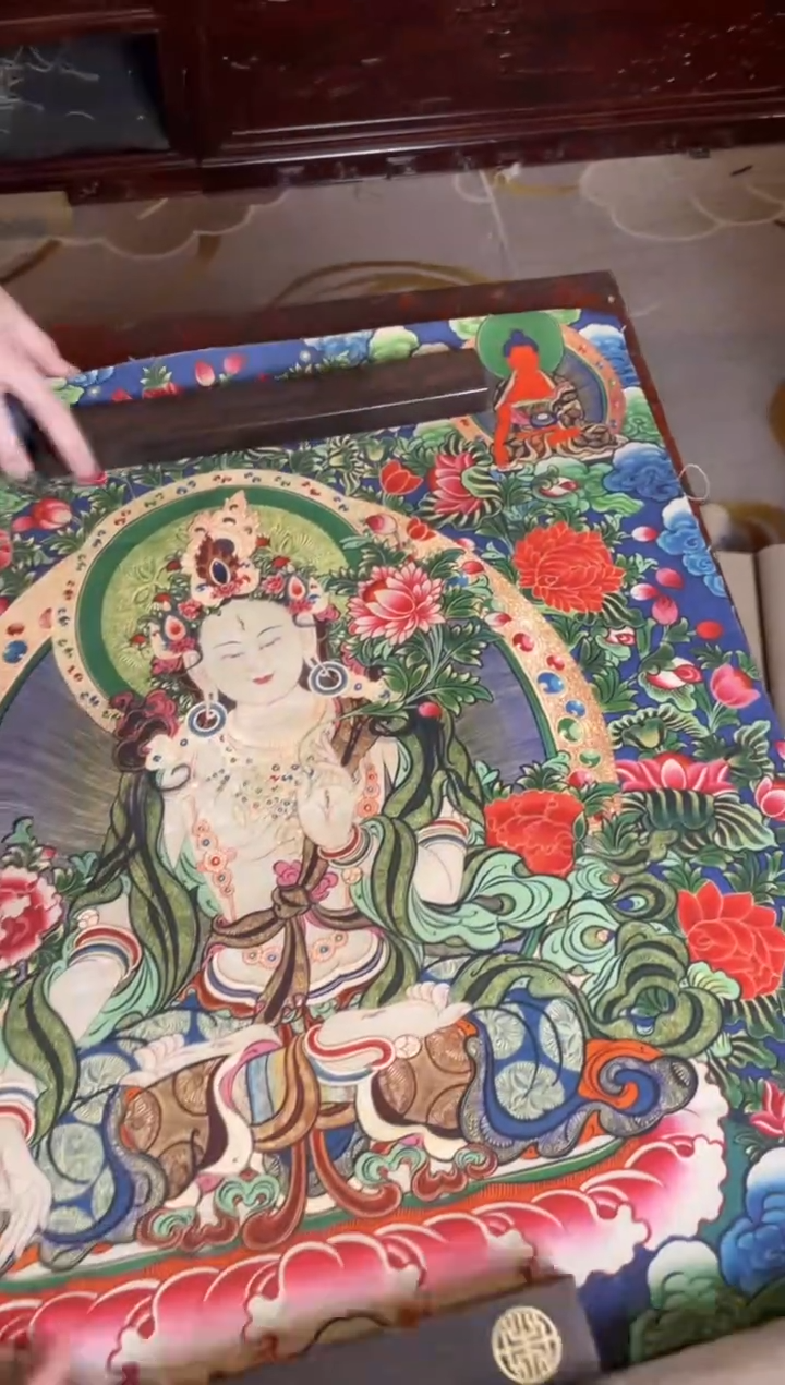 卷轴画手绘唐卡058