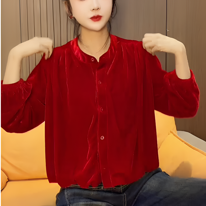 秋冬新款时尚显瘦气质网红高档洋气女高级百搭宽松大码衬衫潮