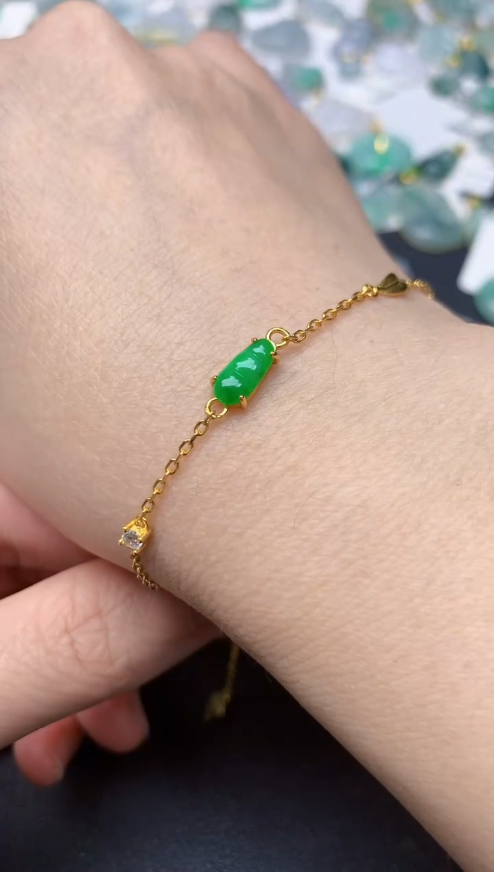 颈饰未镶嵌翡翠天然缅甸A货翡翠