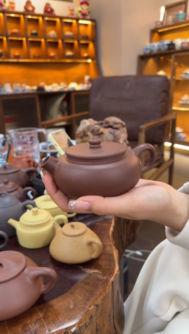 【闪购商品】紫砂茶壶【头哥手工壶】扁壶