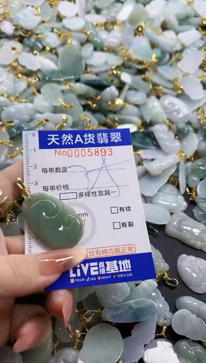 颈饰未镶嵌翡翠天然A货翡翠