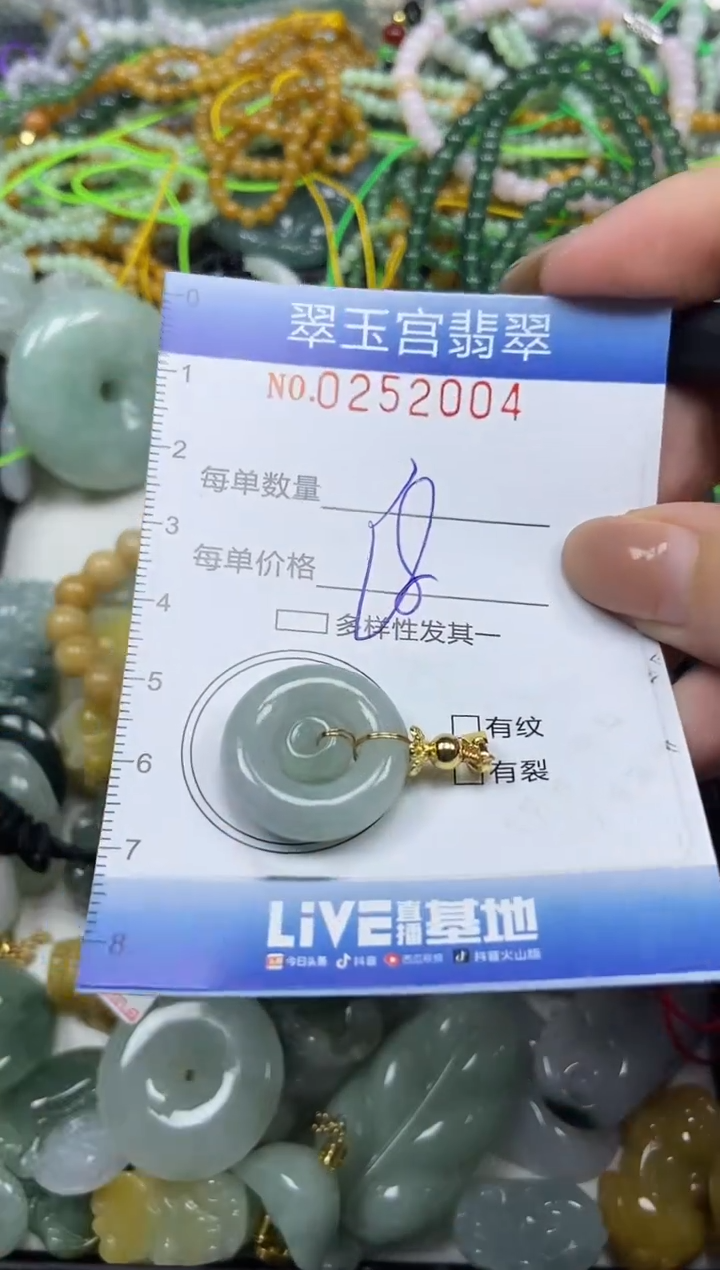 颈饰未镶嵌翡翠闪购C0252004